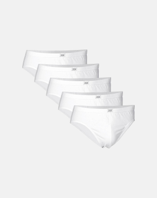 Briefs "mini slip" 5-pak | 100% økologisk bomuld | Hvid -JBS Briefs "mini slip" 5-pak | 100% økologisk bomuld | Hvid -JBS