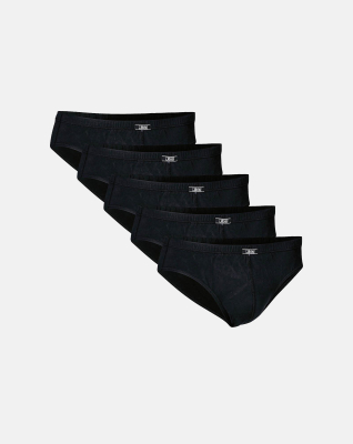 Briefs "mini slip" 5-pak | 100% økologisk bomuld | Sort -JBS Briefs "mini slip" 5-pak | 100% økologisk bomuld | Sort -JBS