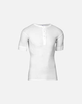 Kortærmet t-shirt "grandad" | 100% bomuld | Hvid -JBS Kortærmet t-shirt "grandad" | 100% bomuld | Hvid -JBS